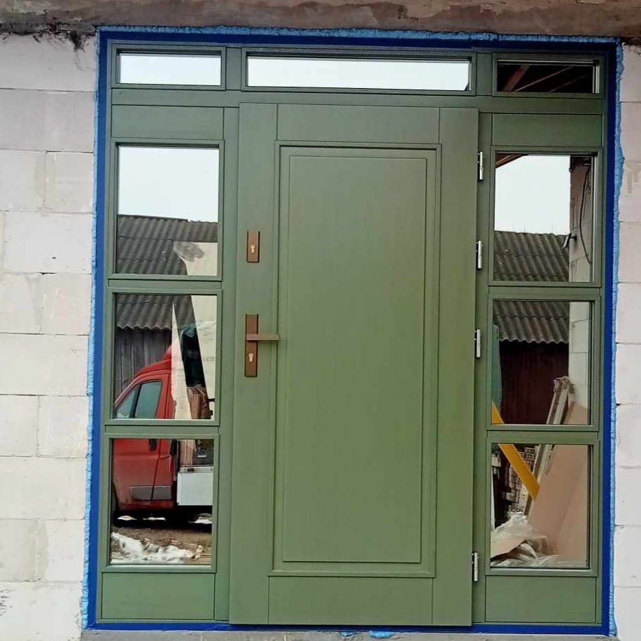Zielone drzwi